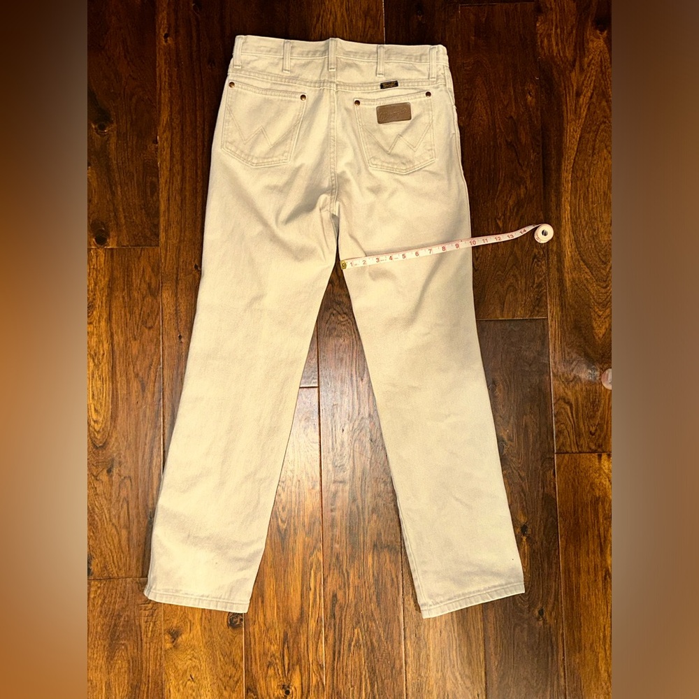 Used, like new Wrangler Cowboy Fit Jeans Tan denim